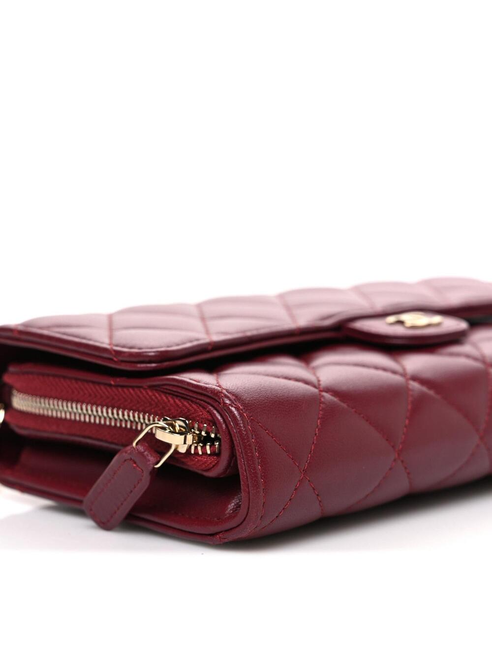 Chanel Lambskin Quilted Phone Holder #321976C34B - Picture 11 of 14